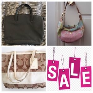 Bundle of 3 bags. 1 Donna Karan and 2 Coach.